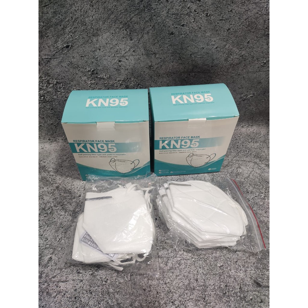 PACK 10PCS - MASKER KN95 5PLY PROTECTIVE MASK GB2626-2006 - KAWAT LUAR
