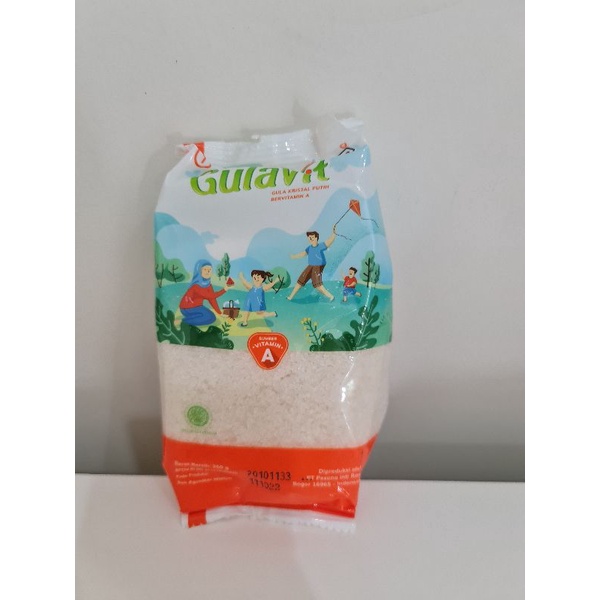 Gula Pasir Putih Gulavit 250 gr dengan vitamin A