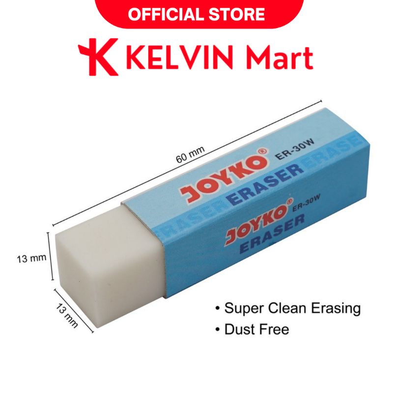 

Eraser / Penghapus Joyko ER-30W Putih | KELVIN Mart