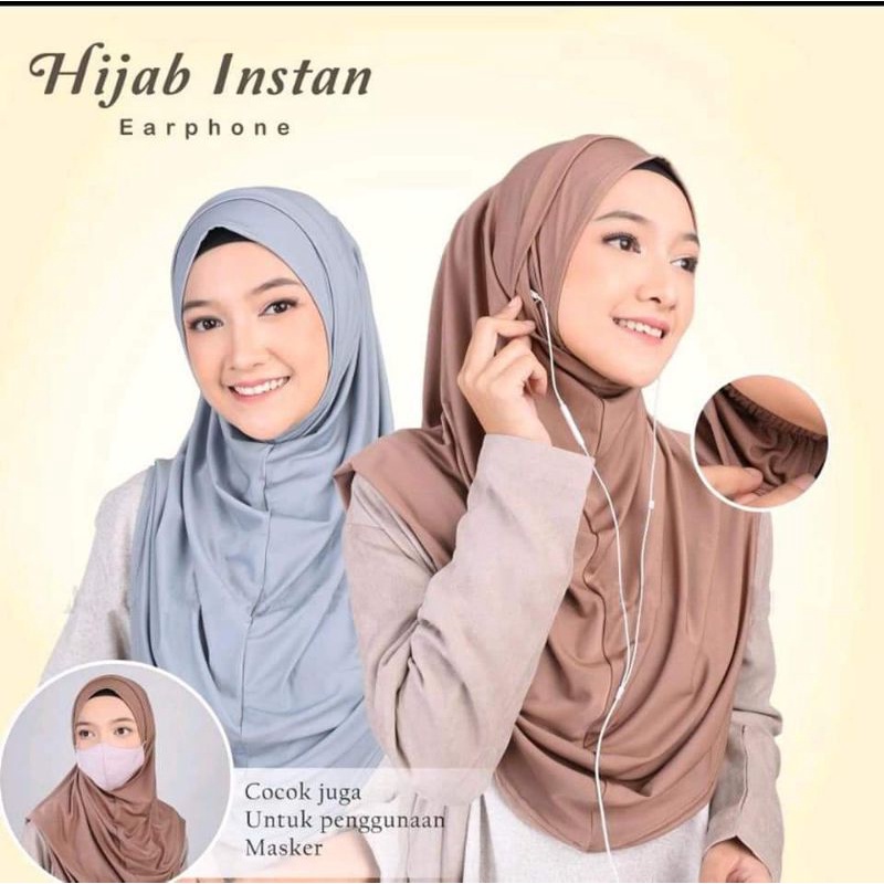 Hijab Instant Earphone / Medina Hijab