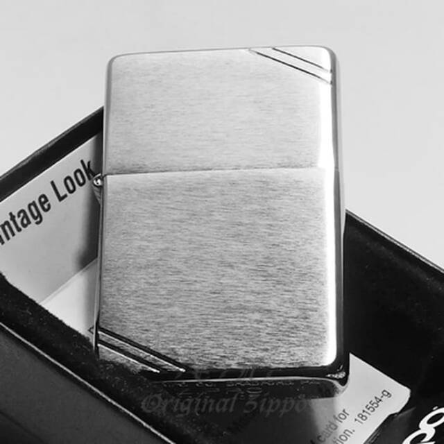 Zippo Original 230 Vintage Brushed Chrome
