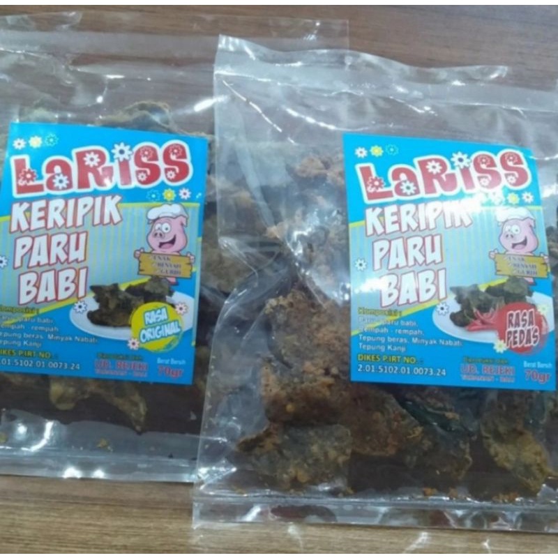 

Keripik Paru Babi Lariss 70 Gram