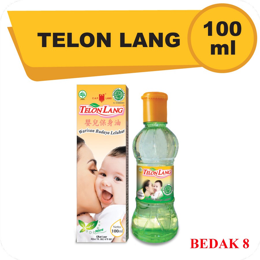 Cap Lang TELON LANG 100 ML/ Minyak Telon Lang 100 ml