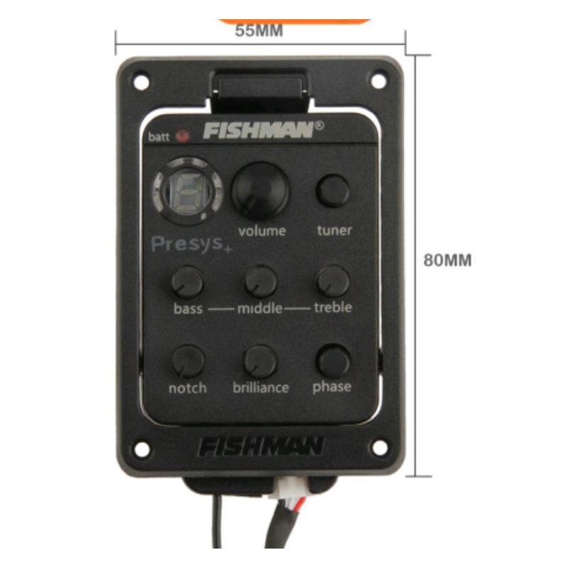 Preamp equalizer pre amp  gitar akustik cowboy yamaha fishman presys plus original murah