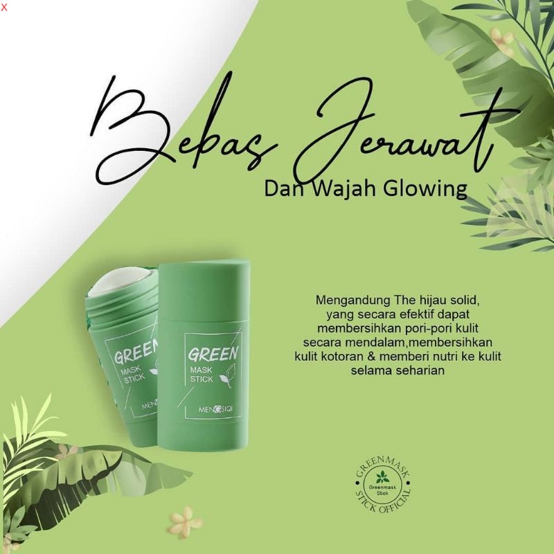 GREEN MASK STICK ORIGINAL - GREEN MASK STICK MEIDIAN - GREEN MASK STIK