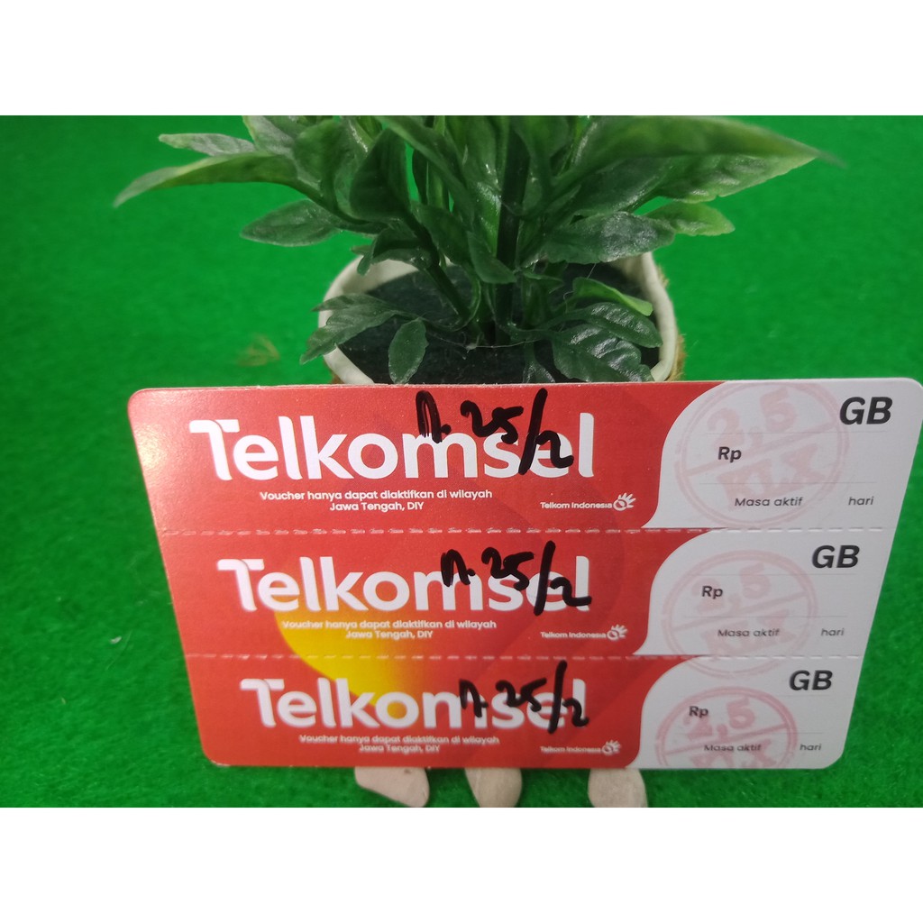 Voucer Telkomsel 2,5 GB