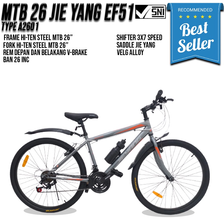 SEPEDA MTB 26" JIEYANG A2601 EF51