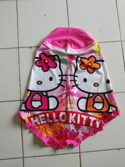 fashion muslim anak JILBAB hello kitty J2 801