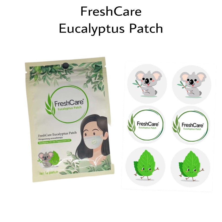 Stiker Masker Aromaterapi Lemon, Apple, Mint Korea Mask Patch Stiker Tempel Pewangi Fresh Aromatherapy