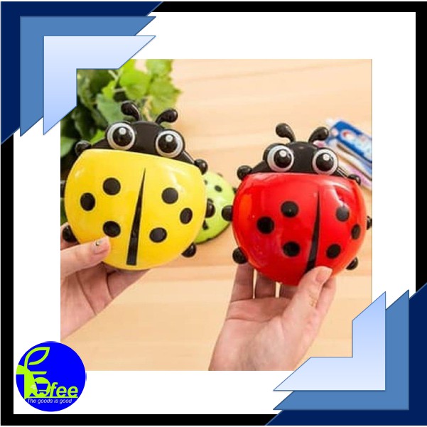 [IMPORT] -  Ladybug Toothbrush holder / Tempat Sikat Gigi Odol kumbang