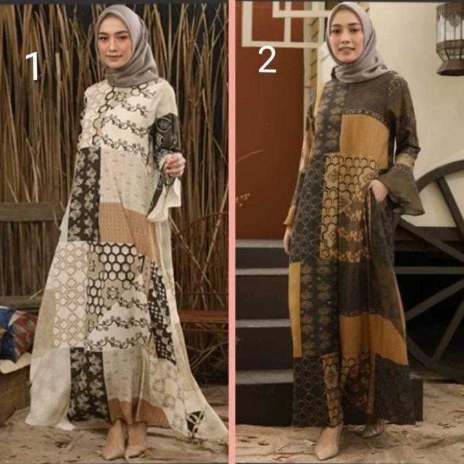 Gamis Wanita Dress / Tunik - Tunic Muslim Heaven Lights 100% Ori