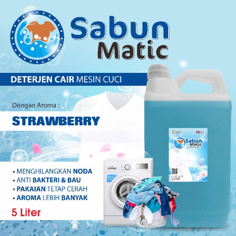 Detergen matic aneka aroma kemasan jurigen 5 liter