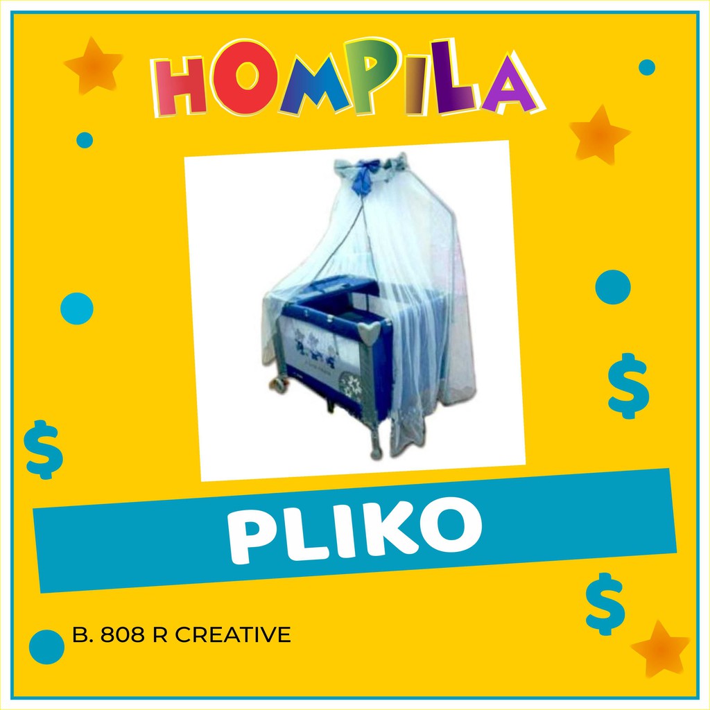 ❤ HOMPILA ❤ BOX PLIKO B. 808 R CREATIVE / BOX LIPAT BAYI