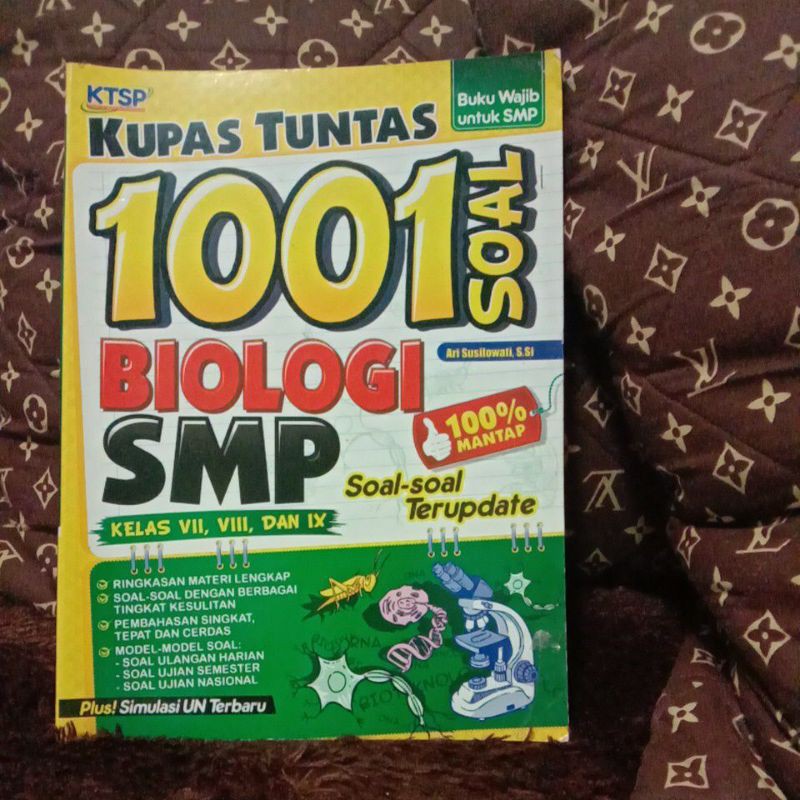 Kupas Tuntas 1001 Soal Biologi Smp Kelas 1 2 3 Ktsp Preloved Shopee Indonesia