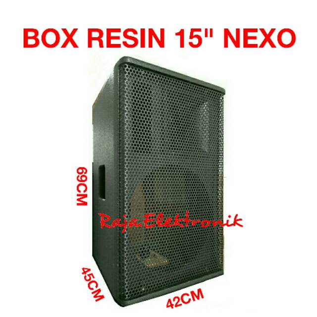 box speaker monitor 15