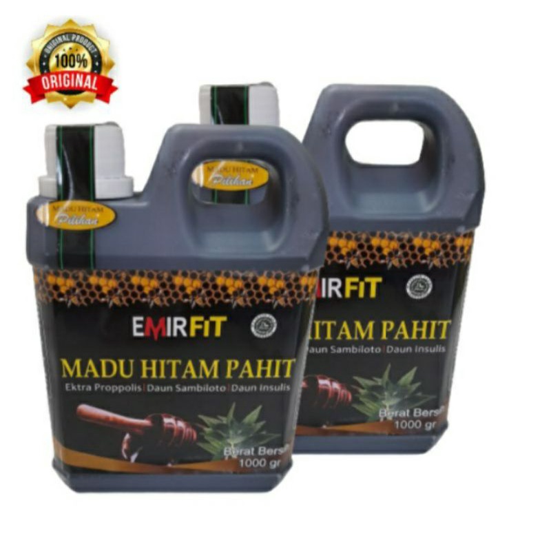 

Paket 2 botol madu hitam pahit