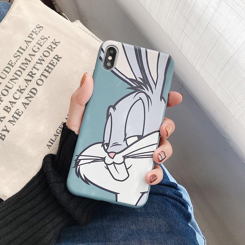 kartun rabbit Softcase Printing Oppo neo7 a37 a1k a7 a5s f9 vivo v9 y83 y71 y53 redmi 4a 7a 6a 5a 4x