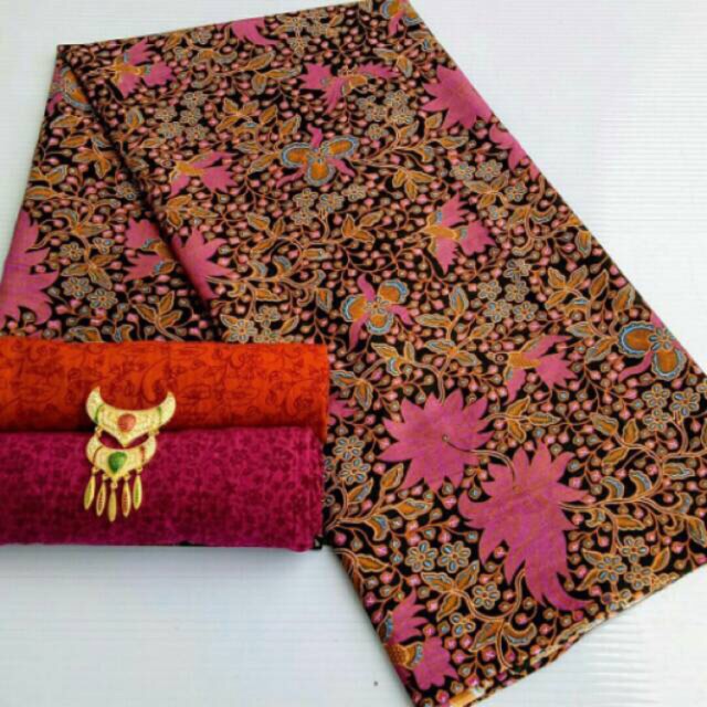 set kain batik dan embos