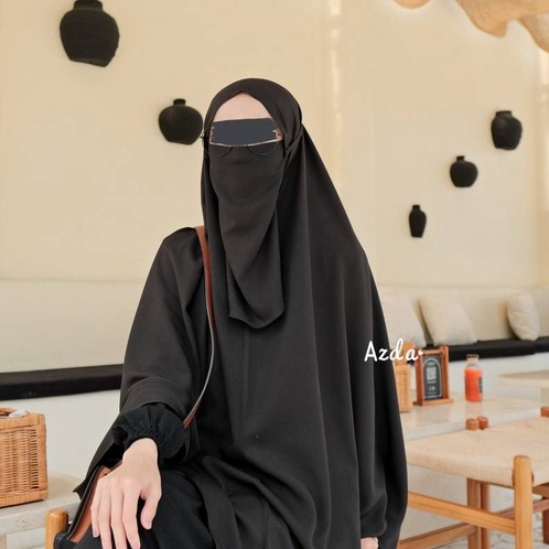 Jilbab Bergo Saffana Jumbo l Azda