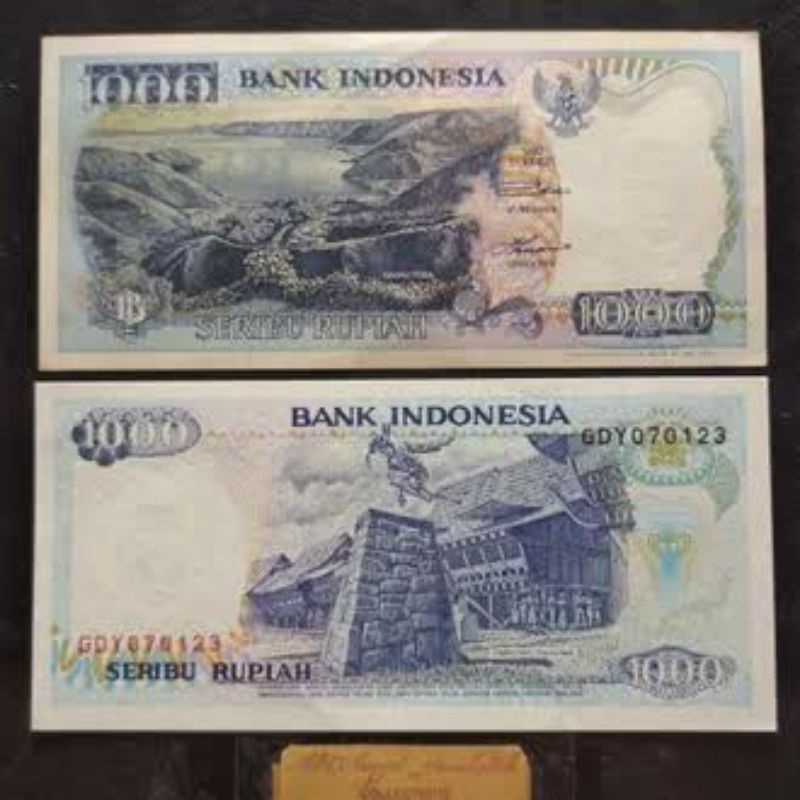 Uang Kertas Lama 1000 Rupiah 1992