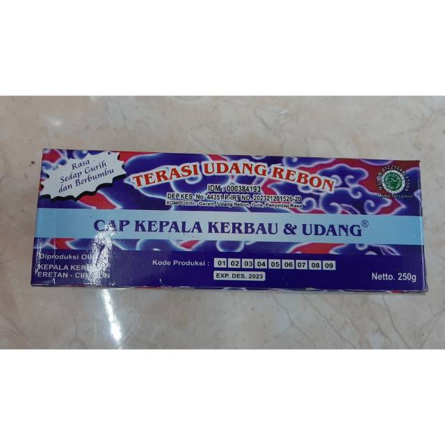 Terasi Udang Rebon cap kepala kerbau & udang