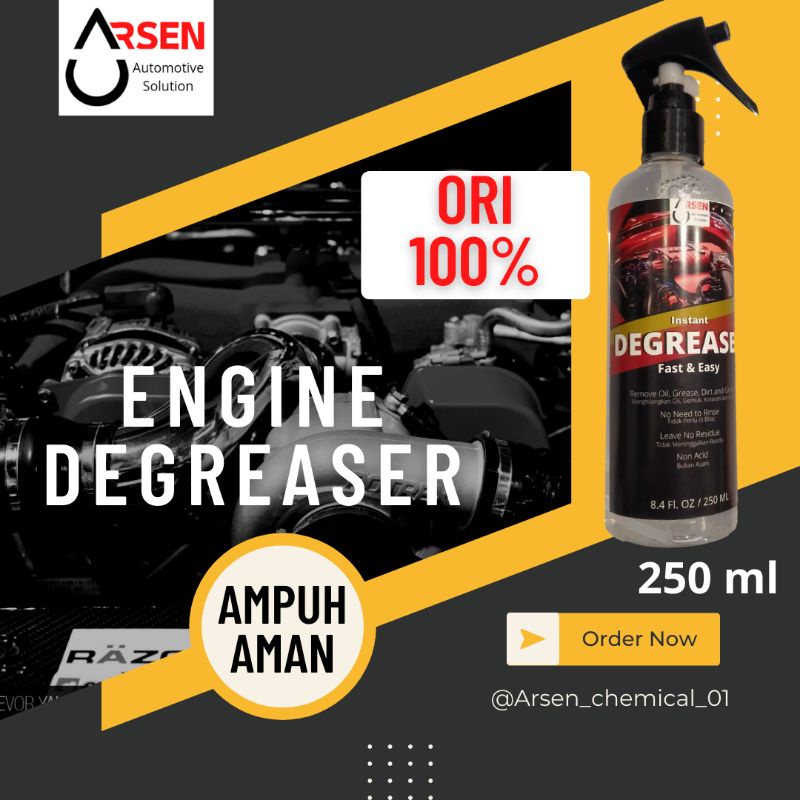 Engine Degreaser Pembersih Mesin | Arsen Automotive Solution [ pembersih kerak pembersih oli pembersih mesin pembersih gemuk ]