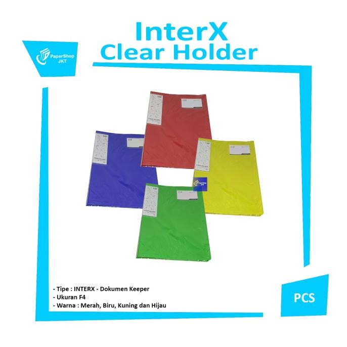 

BAYAR DITEMPAT Dokumen Keeper / Clear Holder 60 Lembar Folio folder One FREE ONGKIR Kode 1358