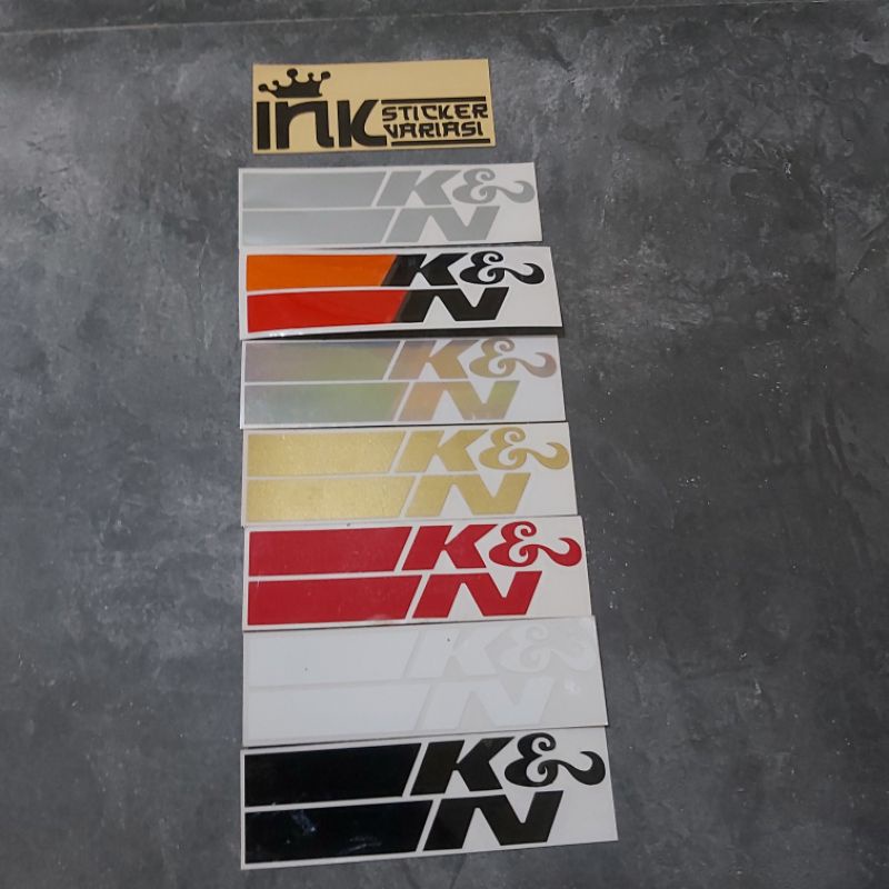 

STICKER K&N CUTTING
