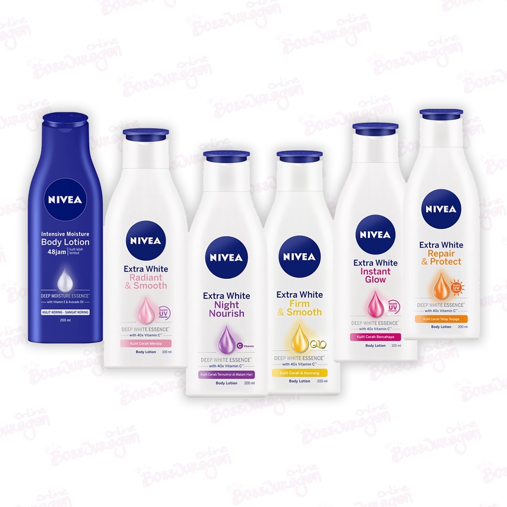 (BOSS) NIVEA Extra White Body Lotion 100ml | 200ml - Nivea Body Lotion Extra White