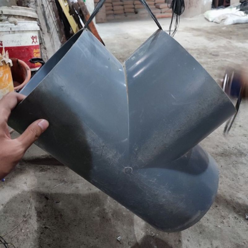 Tee 8inch Rucika D | T 8inch | T Sambungan Paralon 8 inch
