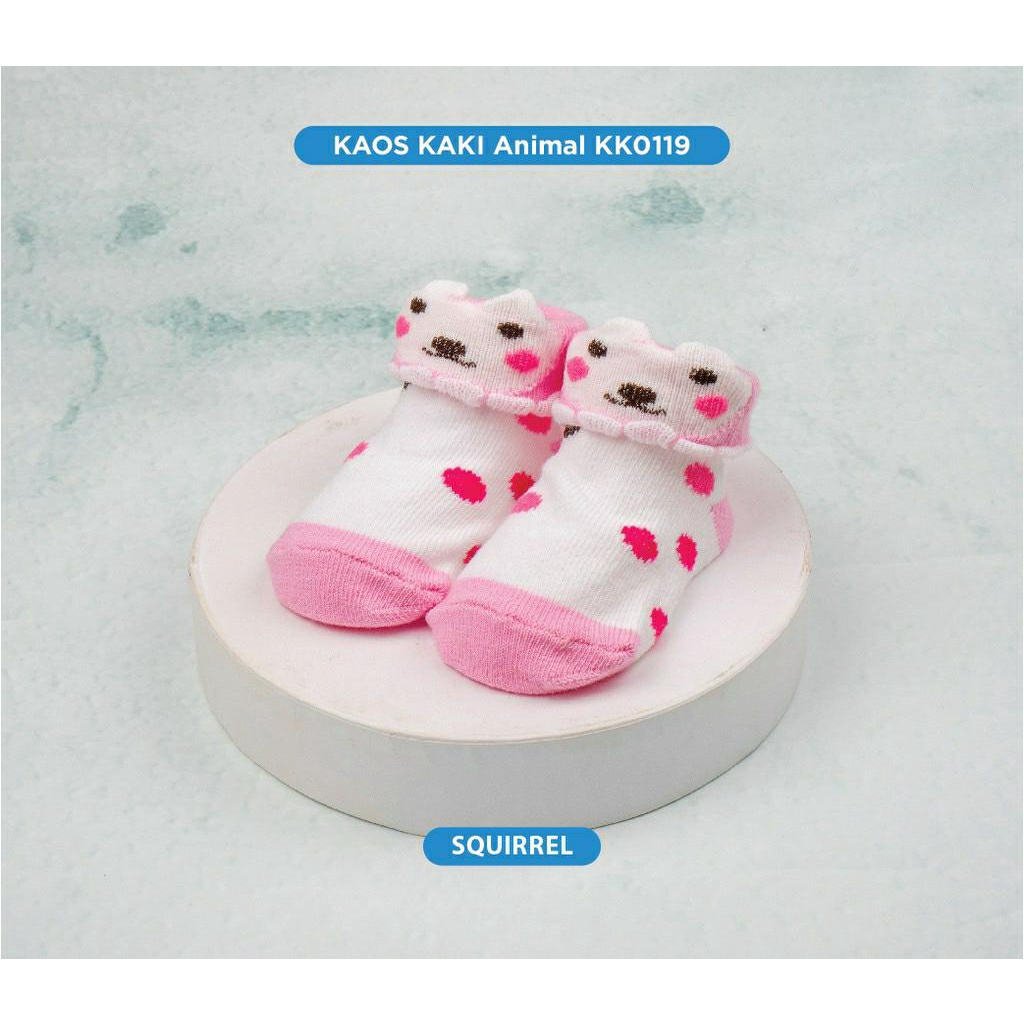 Baobei Kaos Kaki Animal Gift Box isi 5