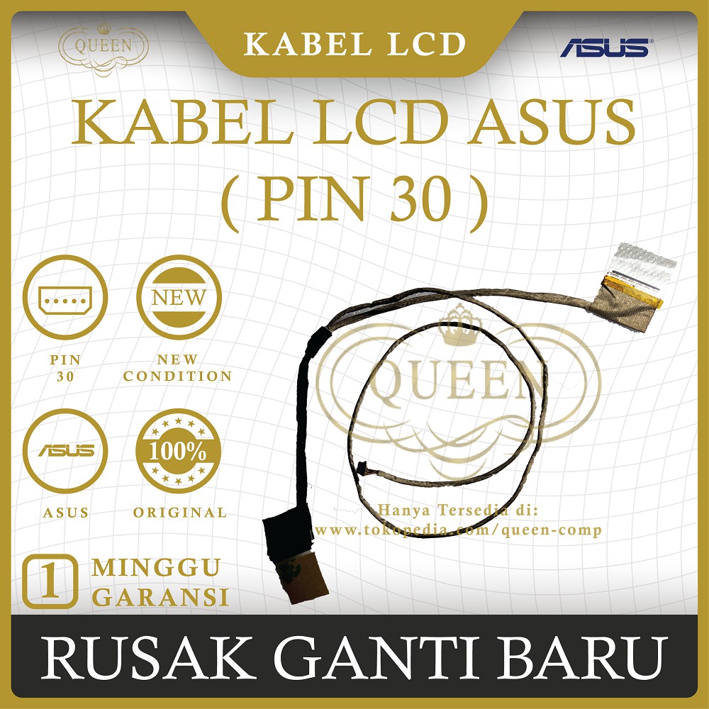 Kabel Flexible lcd Laptop ASUS X441UA X441B X441 PIN 30