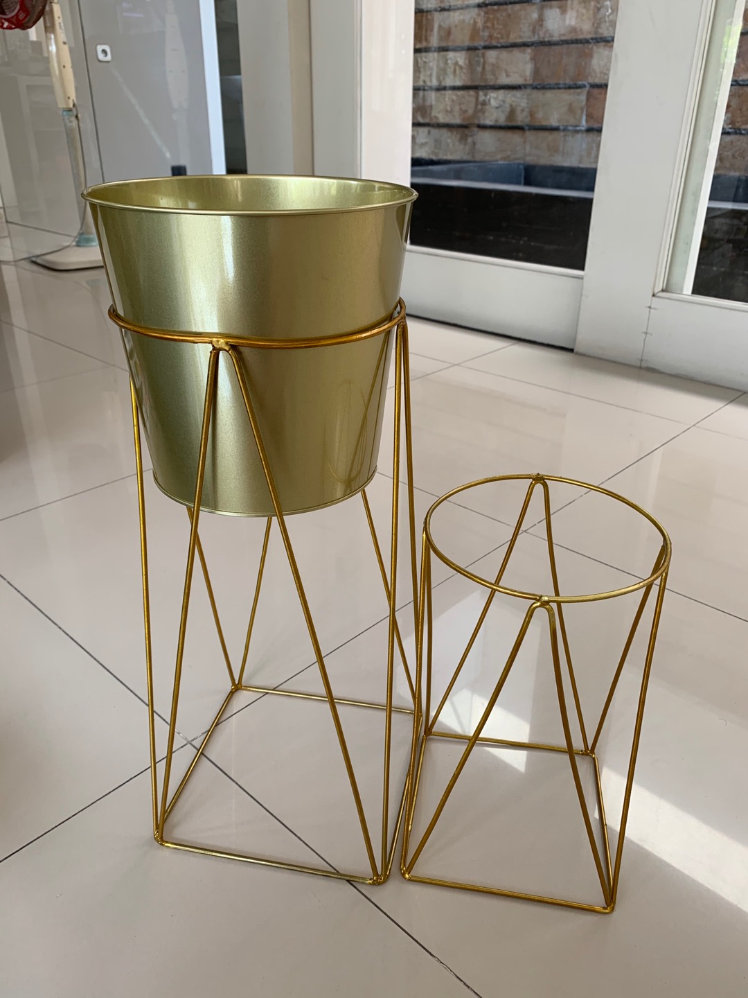 Standing Pot [sp.m1]- Standing Pot Besi - Standing Pot Murah - Standing Bunga [ Cod ]