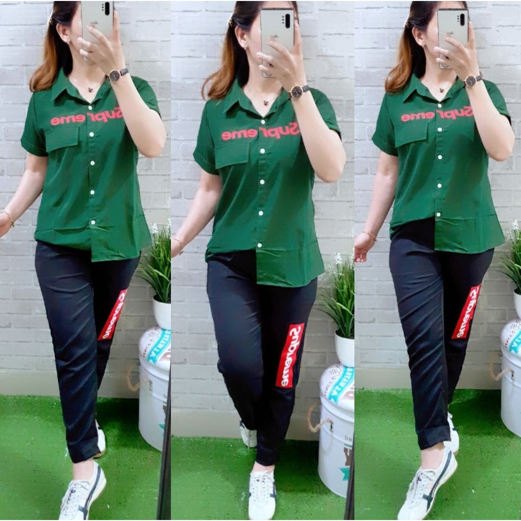 FWG - SETELAN SPORTY MUPREME / STELAN TERBARU WANITA / PAKAIAN WANITA TERBARU / SET WANITA