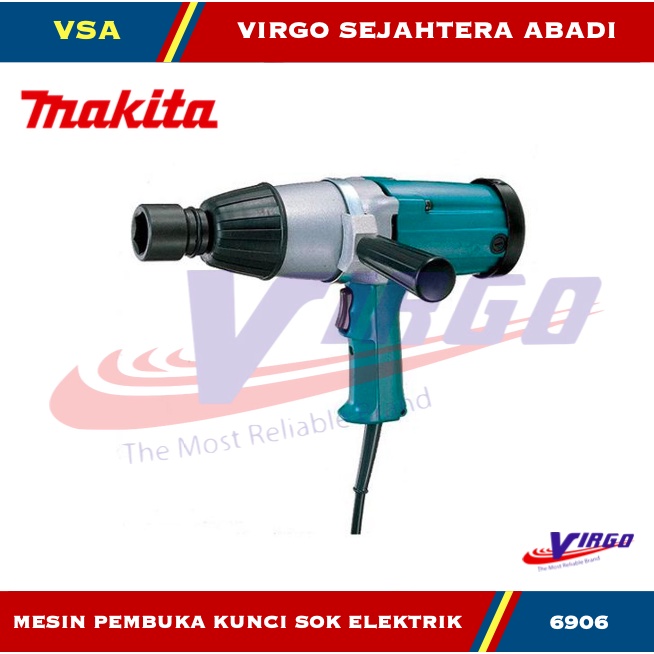 MAKITA 6906 MESIN PEMBUKA KUNCI SOK ELEKTRIK IMPACT LISTRIK WRENCH 3/4"