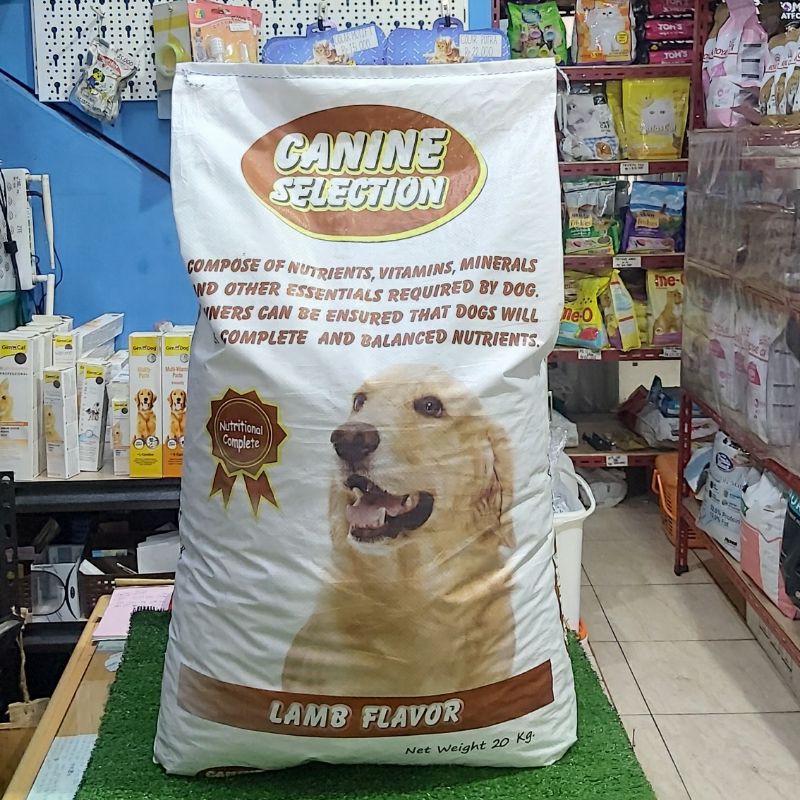 Dogfood Canine Selection Lamb Flavor 20kg Makanan Anjing Canine Rasa Lamb Import