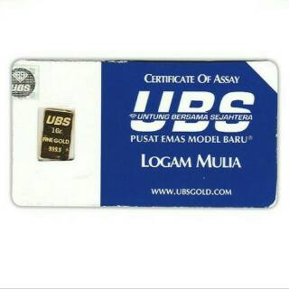 Emas UBS 1 Gram Logam Mulia 1 gr Untung Bersama Sejahtera