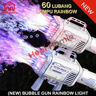 [Kepo.0] 2.GATLING BUBBLE GUN MACHINE JUMBO 60 HOLES / MAINAN TEMBAK SENJATA ANAK KIDS MESIN GELEMBUNG PISTOL ELEKTRIK AUTOMATIC BESAR 60 LUBANG