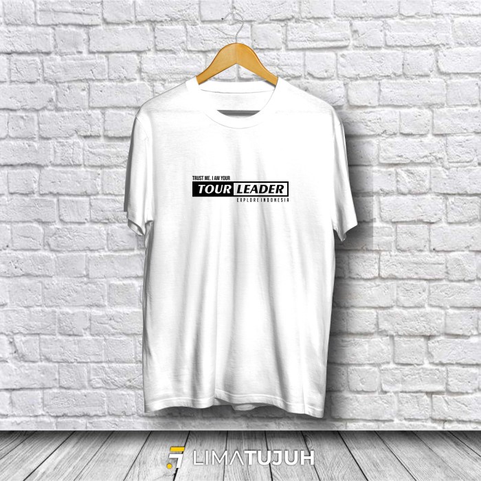 Kaos Tour Leader Indonesia Logo Baju Distro Bahan Premium (TSF)