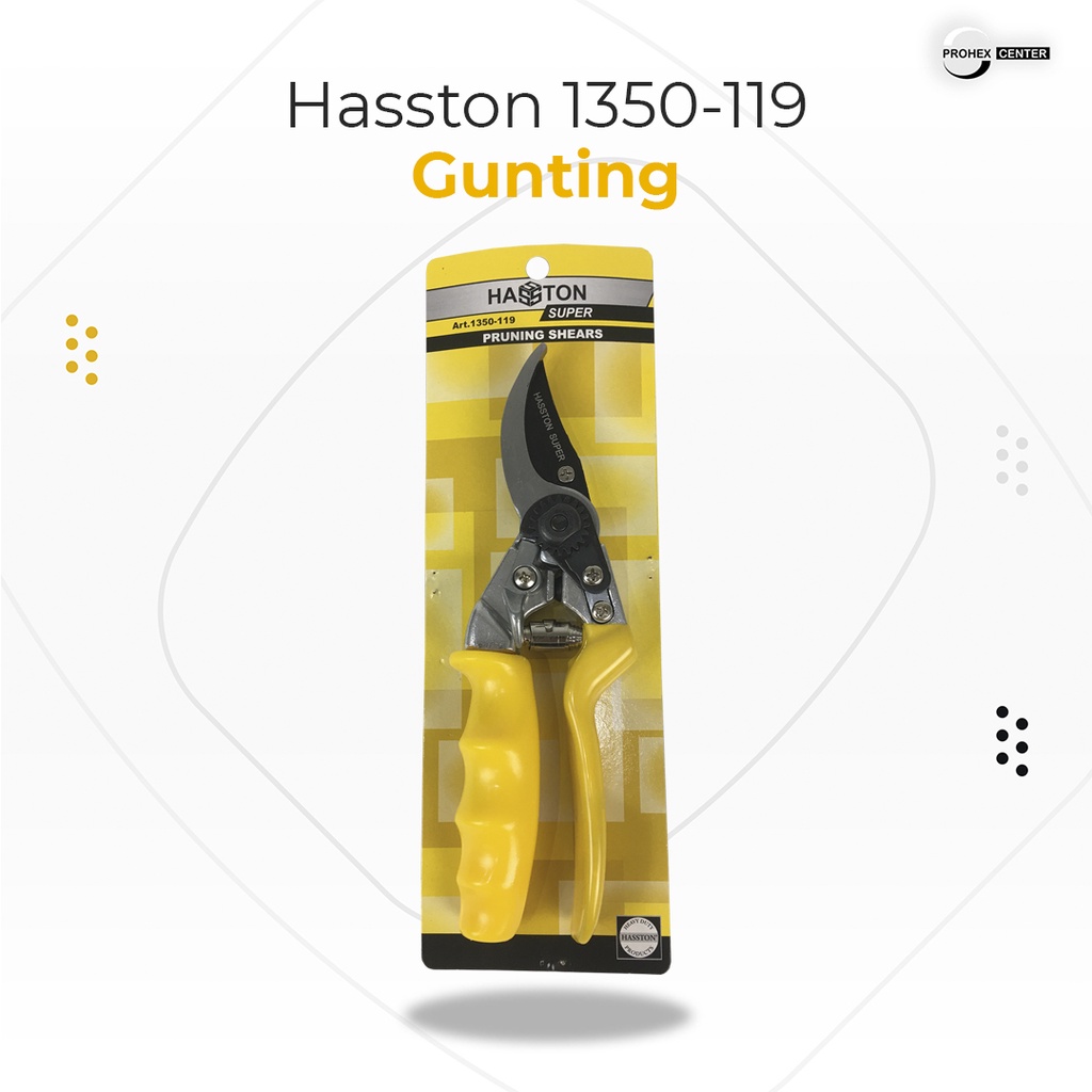 Gunting Dahan Stek Ranting Tanaman Bonsai ROTATING HANDLE Stainless 8&quot; 8in - HASSTON PROHEX 1350-119