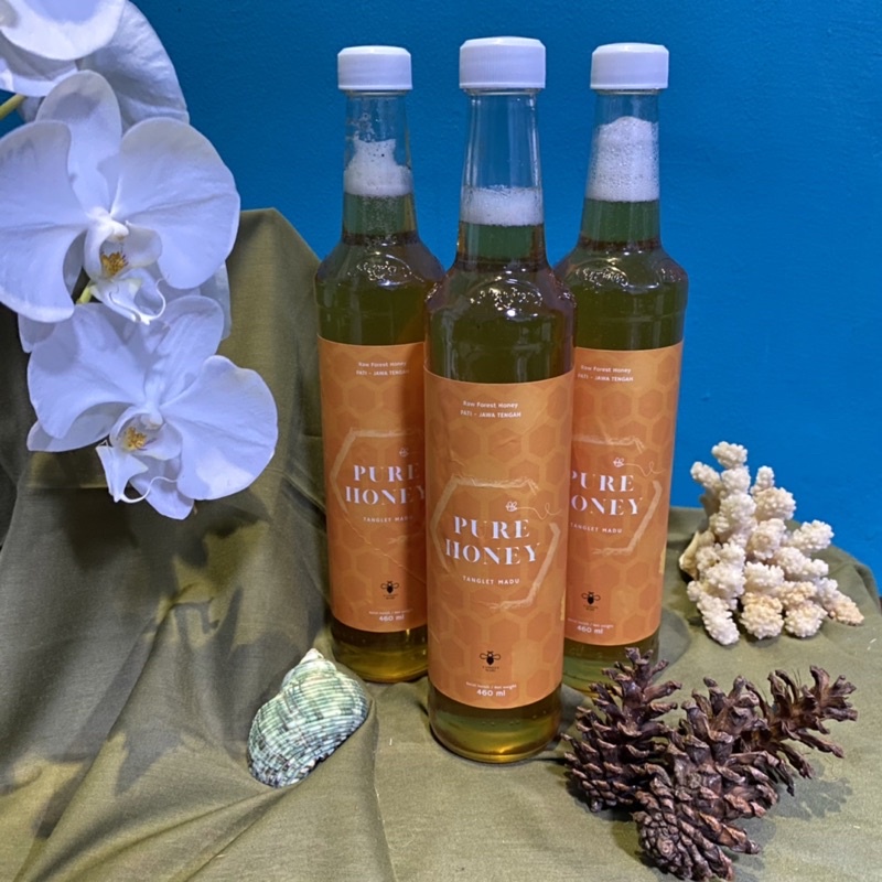 

MADU MURNI PATI 100% Tanglet Madu (460ml) - Pure Honey, Masker Madu, Raw Honey, Minuman Kesehatan