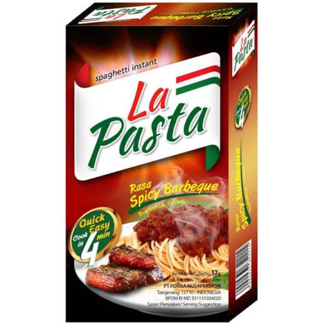 

La Pasta Spicy Barbeque 59 gr