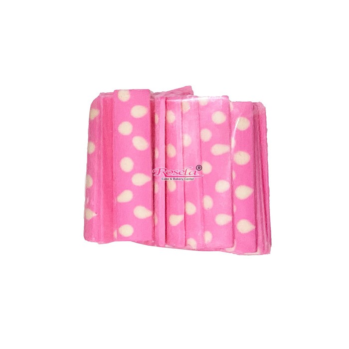 Elmer Decoration Choco Stick Strawberry Polkadot / Dot Stroberi Stik