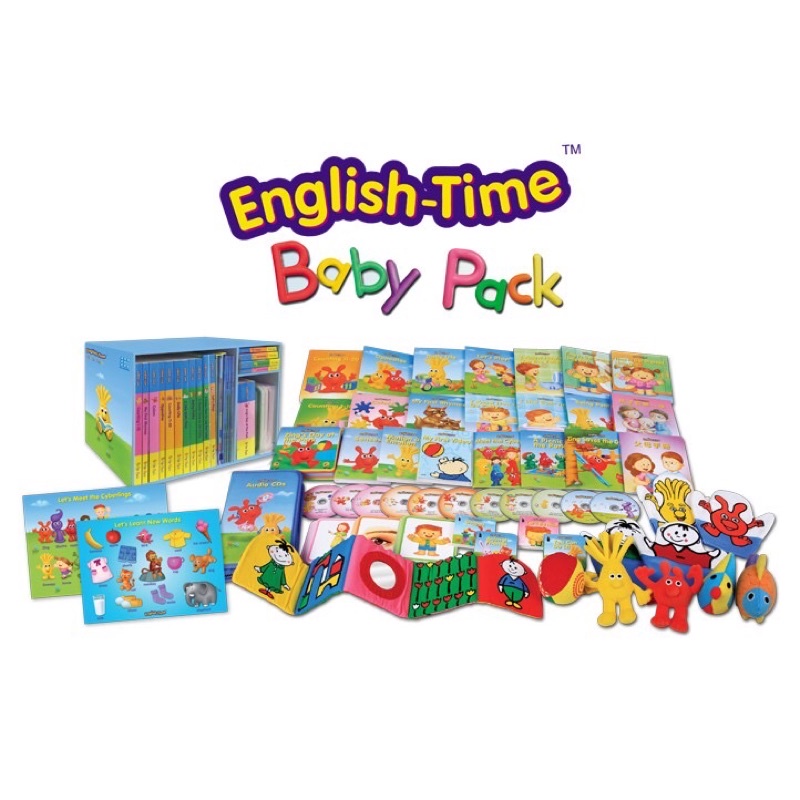 Buku English Time Baby Pack Untuk Stimulasi Kecerdasan Anak