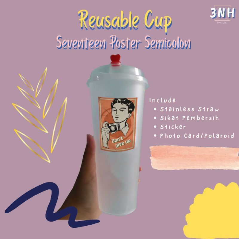 REUSABLE CUP SEVENTEEN