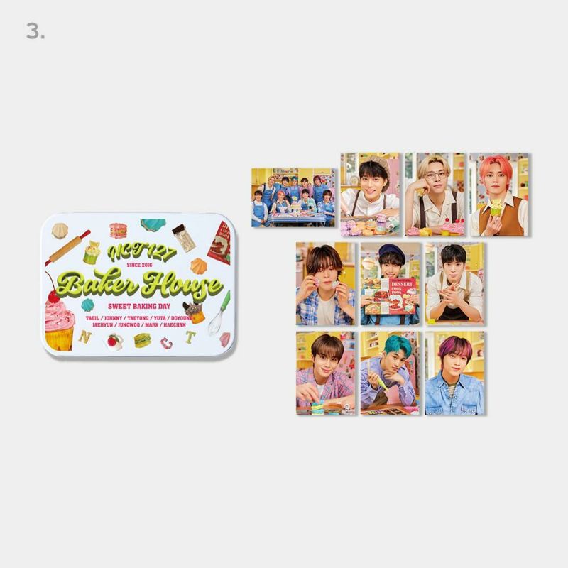 Ready stock tincase nct127 baker house fullset