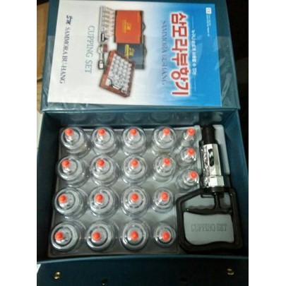 Termurah  Kop -  Alat Bekam Sammora isi 19 Korea Biru  Diskon