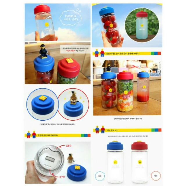 Oxford Lego waterbottle ori korea