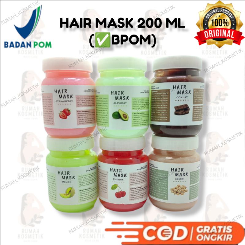 HAIR MASK SALON 200 GRAM - 330 GRAM (✅BPOM) BY ACL - MASKER RAMBUT SALON - CREAMBATH RAMBUT - VITAMIN RAMBUT RONTOK-1
