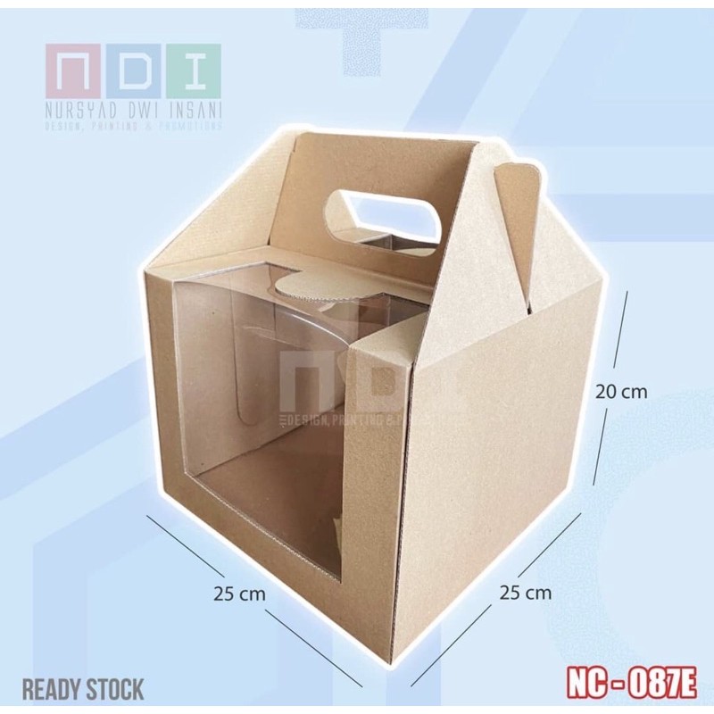 

DUS BOX CORRUGATED 1 PAK (ISI 20 pcs) Uk. 25x25x20cm